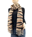 Tiger Animal Print Pashmina