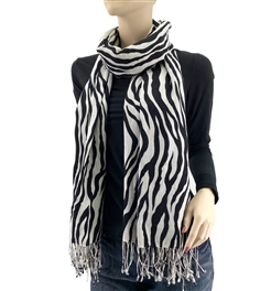 Zebra Animal Print Pashmina