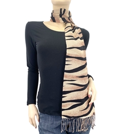 Tiger Animal Print Pashmina