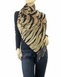 Tiger Animal Print Pashmina