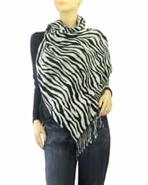 Zebra Animal Print Pashmina