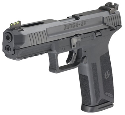 Ruger 57 Pistol 5.7x28mm Black Fiber Optic Sight LayAway Option 16402 Ruger-57