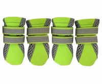 neoprene neon boots green