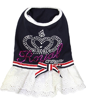 royal crown dress navy