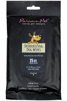 Parisian Pet Deodorizing Wipes 25 Pack