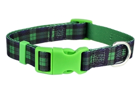 Scottish Plaid Collar Green