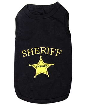 sheriff dog shirt