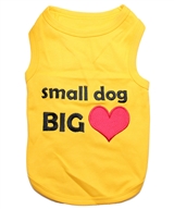 small dog big heart dog shirt