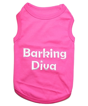 barking diva dog shirt