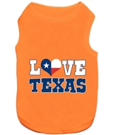 love texas dog shirt