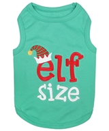 Elf Size dog shirt