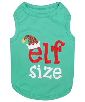 Elf Size dog shirt