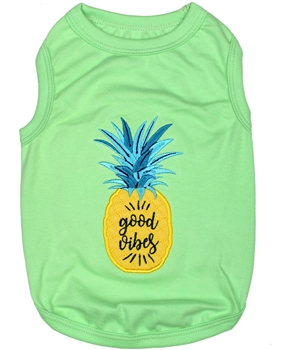Pineapple dog shirt