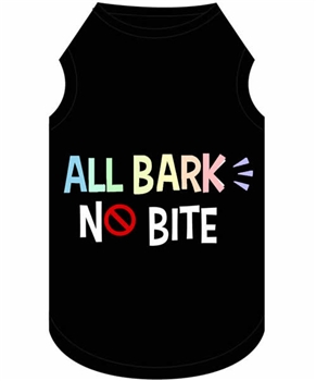 all bark no bite dog shirt
