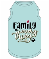family is everything dog shirt
