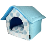 cotton candy small blue house