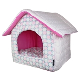cotton candy small pink house