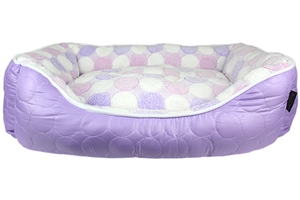 cotton candy purple bed