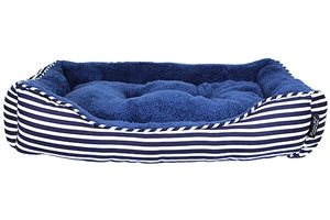 ahoy striped bed blue
