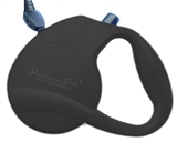 black retractable leash