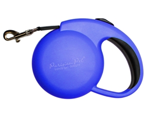 mini blue retractable leash