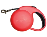 mini red retractable leash