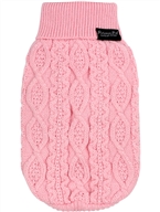 Cable Knit Sweater Blush Pink