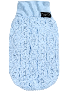 Cable Knit Sweater Powder Blue