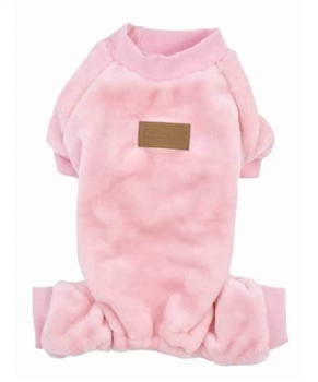 Velour Pajama Blush Pink