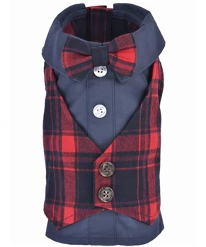 Scottish Tuxedo Red Plaid