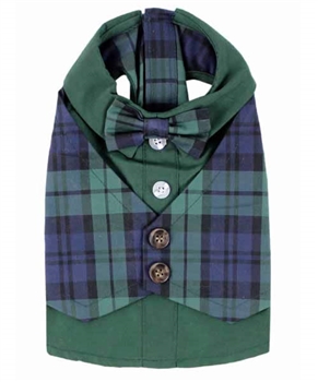 Scottish Tuxedo Green Plaid