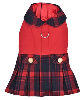 Scottish Pleated Dress Red Plaid