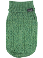 Cable Knit Sweater Green