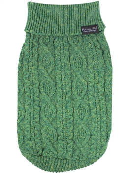 Cable Knit Sweater Green