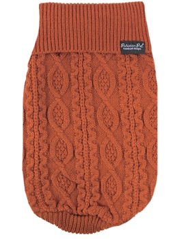Cable Knit Sweater Terracotta