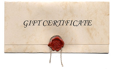 $125.00 Dollar Gift Certificate