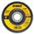 DeWALT DW8313 Flap Disc, 4-1/2 in Dia, 5/8-11 Arbor, Coated, 80 Grit, Medium, Zirconia Abrasive