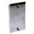 Hubbell 860 Raised Blank Utility Box Cover, 4-3/16 in L X 2-5/16 in W X 1/8 in T, Gray, Steel