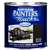 Rust-Oleum 1979730 Enamel Paint, Water, Gloss, Black, 0.5 pt, Can, 120 sq-ft Coverage Area