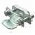 Halex 26512 Clamp Connector, 3/4 to 1 in, Steel, Galvanized