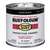 Rust-Oleum Stops Rust 7779730 Enamel Paint, Oil, Gloss, Black, 0.5 pt, Can, 50 to 90 sq-ft/qt Coverage Area