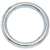 Campbell T7661152 Welded Ring, 200 lb Working Load, 2 in ID Dia Ring, #3 Chain, Steel, Nickel-Plated