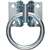 National Hardware 2060BC Series 220616 Hitch Ring, 400 lb Working Load, 2 in ID Dia Ring, Steel, Zinc