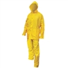 Heavy-Duty PVC/Polyester Rain Suit size 3X will help you stay dry in the winter. Great for rain and windy days.