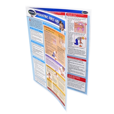 Pediatric First Aid Chart - 4 Page Laminated Guide