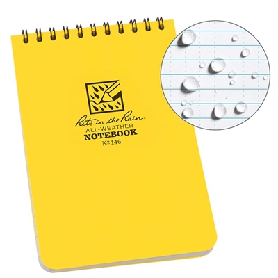 All Weather Top Spiral Notebook 4x6 #146