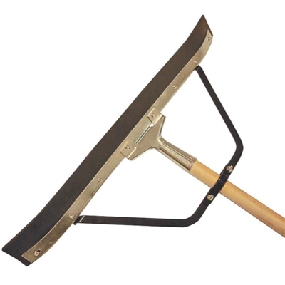 24 in Curved Blade Floor Squeegee with Handle
