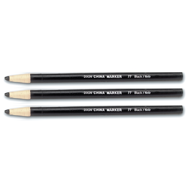 Wax Pencil, Marker - Pack of 12 (Blaisdell)