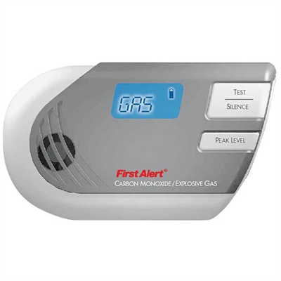 The Combination Explosive Gas and Carbon Monoxide Alarm is designed to detect both explosive gases like propane and natural gas