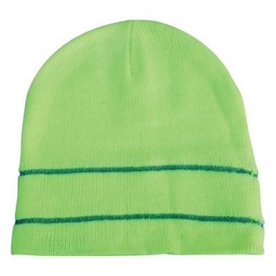 Knit Beanie Hi Visability Lime